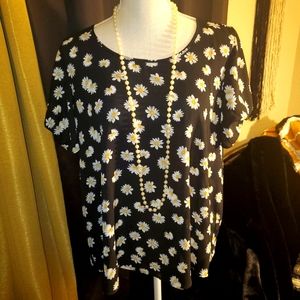 Daisy Print Top